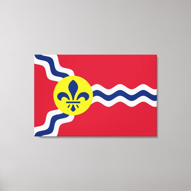 Lienzo Bandera de San Luis (Misuri) (Anverso)