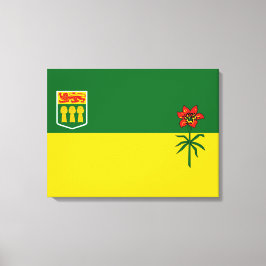 Lienzo Bandera de Saskatchewan