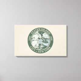 Lienzo Bandera de Staten Island (municipio de Nueva York)