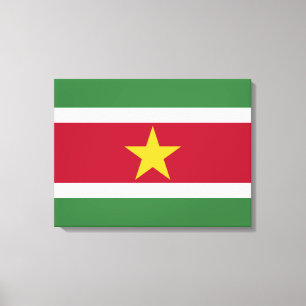 Lienzo Bandera de Surinam