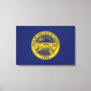 Lienzo Bandera de Tacoma (Ciudad de Washington)