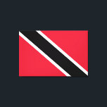 Lienzo Bandera de Trinidad y Tobago<br><div class="desc">Este diseño presenta la bandera nacional de Trinidad y Tobago (oficialmente la República de Trinidad y Tobago), que es el país insular más al sur del Caribe. Consta de las principales islas de Trinidad y Tobago, así como de numerosas islas mucho más pequeñas. Trinidad y Tobago es particularmente conocido por...</div>