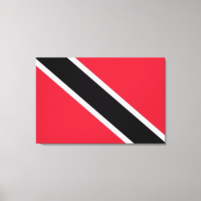Lienzo Bandera de Trinidad y Tobago (Anverso)