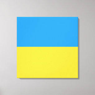 Lienzo Bandera de Ucrania