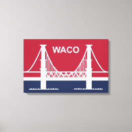 Lienzo Bandera de Waco (Texas, Estados Unidos)