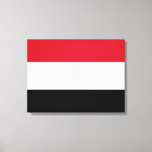 Lienzo Bandera de Yemen