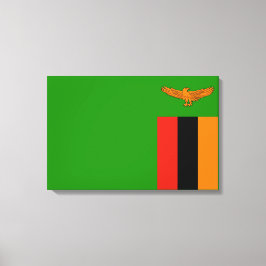 Lienzo Bandera de Zambia