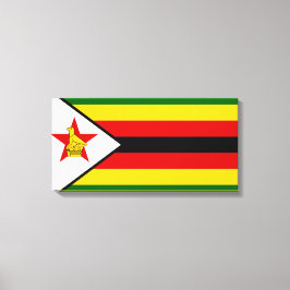 Lienzo Bandera de Zimbabue