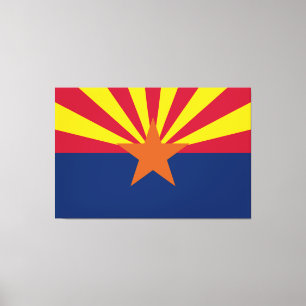 Lienzo Bandera del estado de Arizona