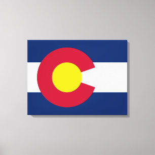 Lienzo Bandera del estado de Colorado