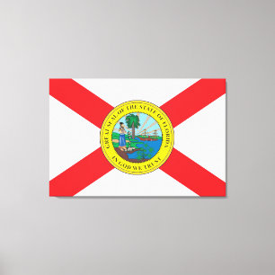 Lienzo Bandera del estado de Florida