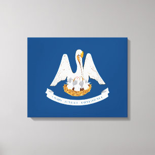 Lienzo Bandera del estado de Luisiana