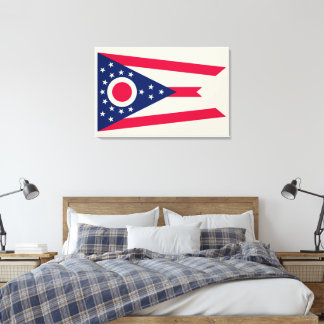 Lienzo Bandera del estado de Ohio: El estandarte del esta