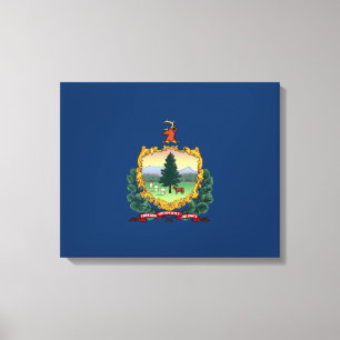 Lienzo Bandera del Estado de Vermont