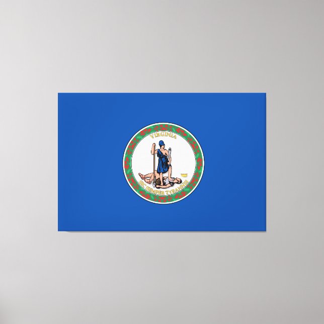 Lienzo Bandera del Estado de Virginia (Anverso)
