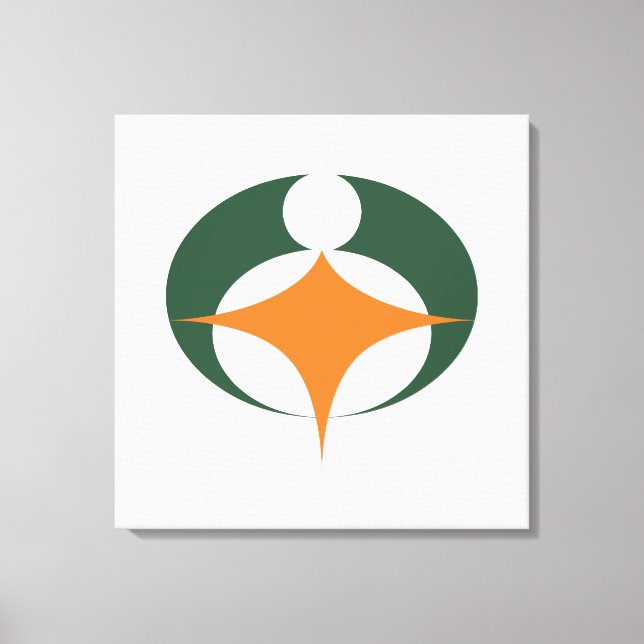 Lienzo Bandera del Koga, Shiga, Japón (Anverso)