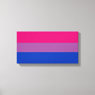 Lienzo Bandera del Orgullo Bisexual