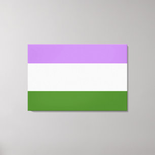 Lienzo Bandera del Orgullo de Género