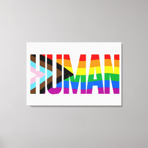 Lienzo Bandera del Orgullo de Inclusión Humana