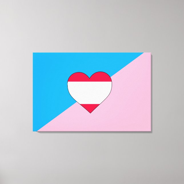Lienzo Bandera del Orgullo de Juego de Edad (Anverso)