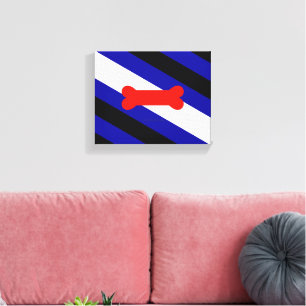 Lienzo Bandera del Orgullo de la Ocupación de SlipperyJoe