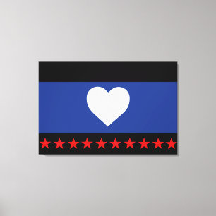 Lienzo Bandera del orgullo de los pies