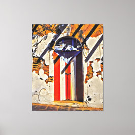 Lienzo Bandera del orgullo de Puerto Rico