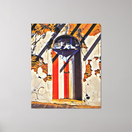 Lienzo Bandera del orgullo de Puerto Rico