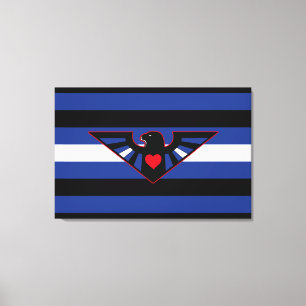 Lienzo Bandera del Orgullo del Águila de Cuero