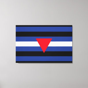 Lienzo Bandera del Orgullo Gay de Cuero