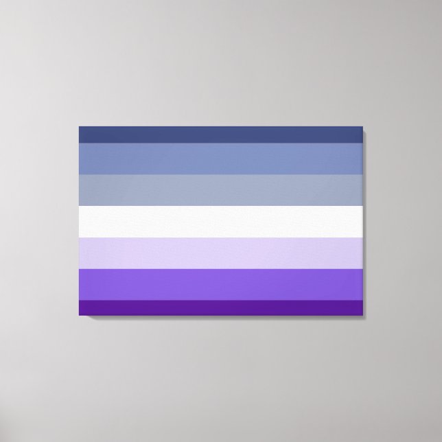Lienzo Bandera del Orgullo Lesbiano (Butch) (Anverso)