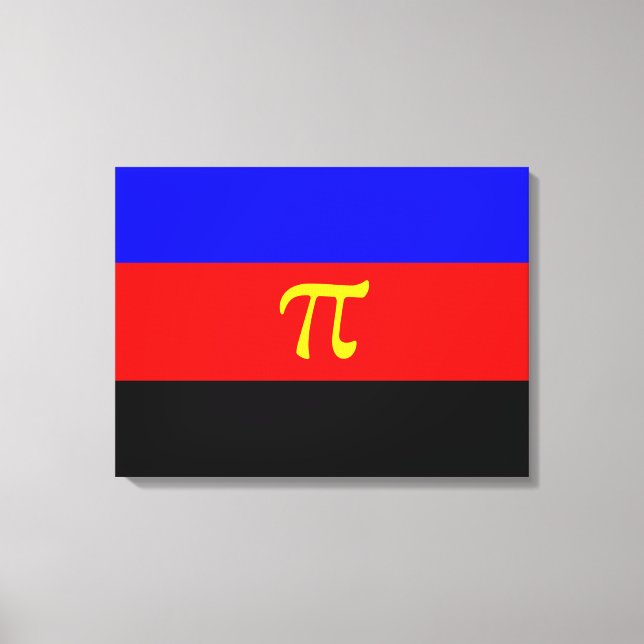 Lienzo Bandera del Orgullo Polímaro (Anverso)