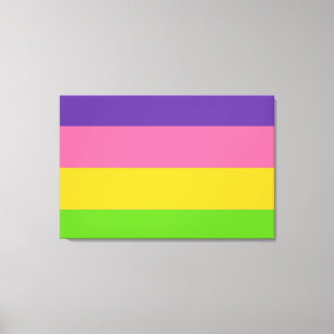 Lienzo Bandera del Orgullo Sapfic