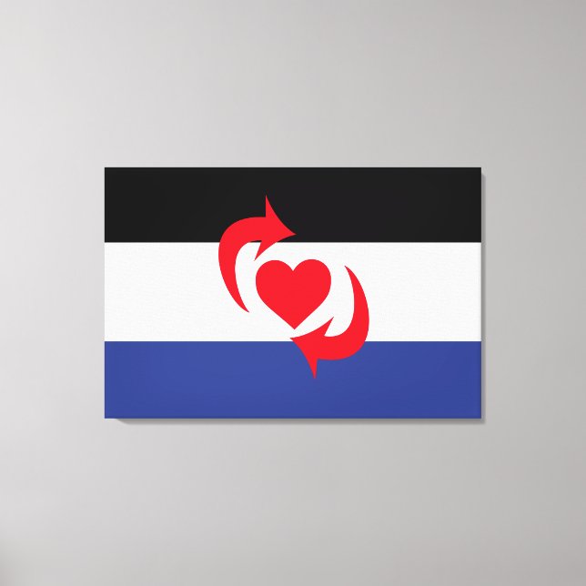 Lienzo Bandera del Orgullo Switch (Anverso)
