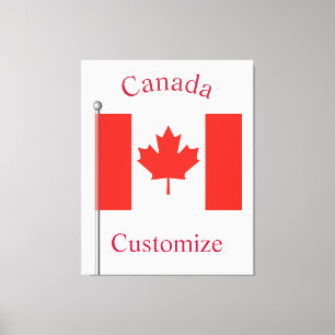 Lienzo Bandera del país Canadá Thunder_Cove