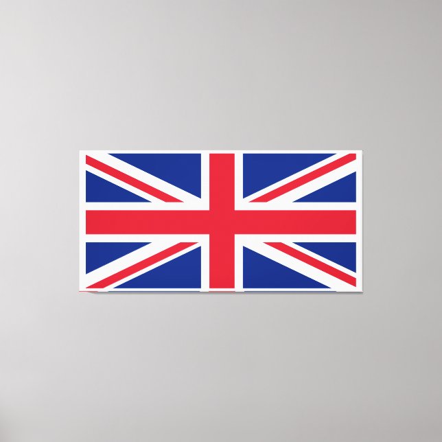Lienzo Bandera del Reino Unido (Anverso)