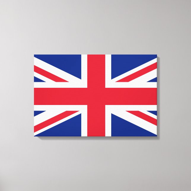Lienzo Bandera del Reino Unido (Anverso)