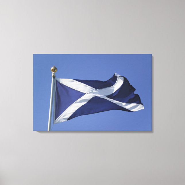 Lienzo Bandera escocesa (Anverso)
