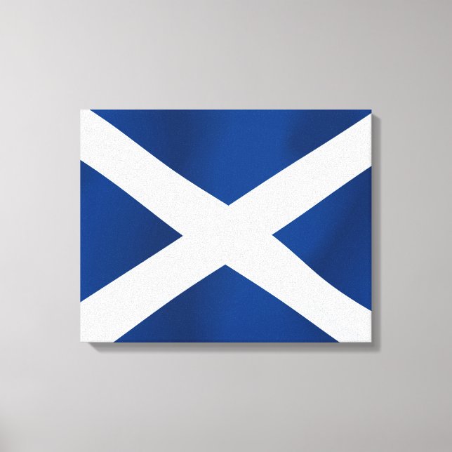 Lienzo Bandera escocesa (Anverso)