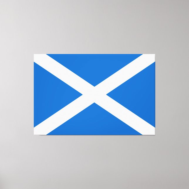 Lienzo Bandera escocesa Saltire (Anverso)