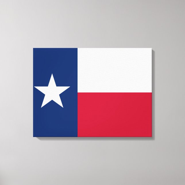 Lienzo Bandera Estatal de Texas (Texas) (Anverso)