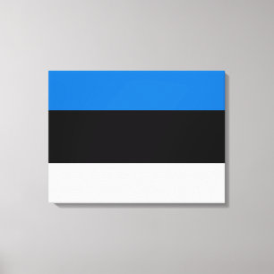Lienzo Bandera estonia