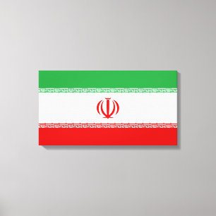 Lienzo Bandera iraní (Irán) (persa)