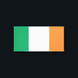 Lienzo Bandera irlandesa (República de Irlanda) (ROI) (Ei<br><div class="desc">Este diseño presenta la bandera nacional de la República de Irlanda, que es un país del noroeste de Europa. La República de Irlanda está integrada por 26 de los 32 condados de la isla de Irlanda (que también se conoce en irlandés como Éire y, en escocés Ulster, como Airlann); los...</div>