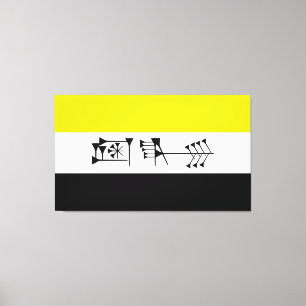 Lienzo bandera libertaria de la libertad de Sumarian del