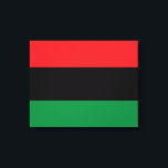 Lienzo Bandera panafricana<br><div class="desc">Este diseño presenta la bandera panafricana (también conocida como la bandera de la Liberación Negra, la bandera de la UNIA o la bandera afroamericana), que es una bandera tricolor compuesta por tres bandas horizontales de rojo, negro y verde. La Asociación Universal para el Progreso del Negro y la Liga de...</div>