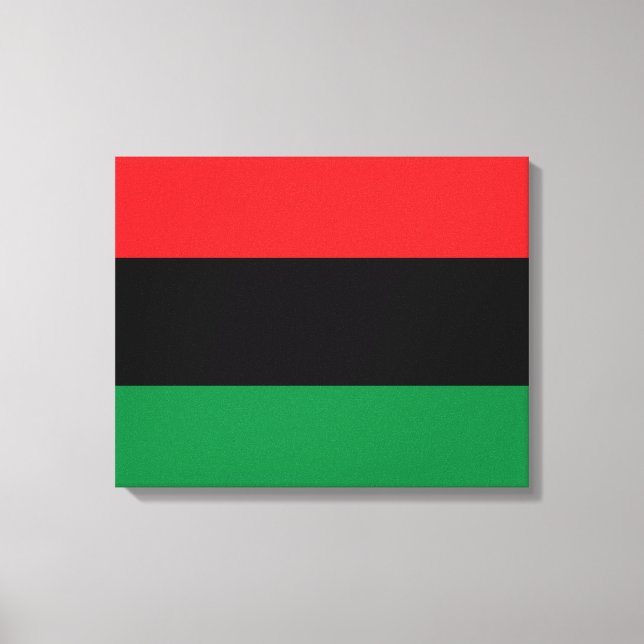 Lienzo Bandera panafricana (Anverso)