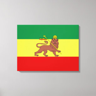 Lienzo Bandera rastafari (Rastafarianismo) (Rasta)