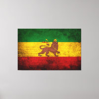 Bandera rastafari vintage