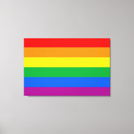 Lienzo Bandera tradicional del Orgullo Gay
